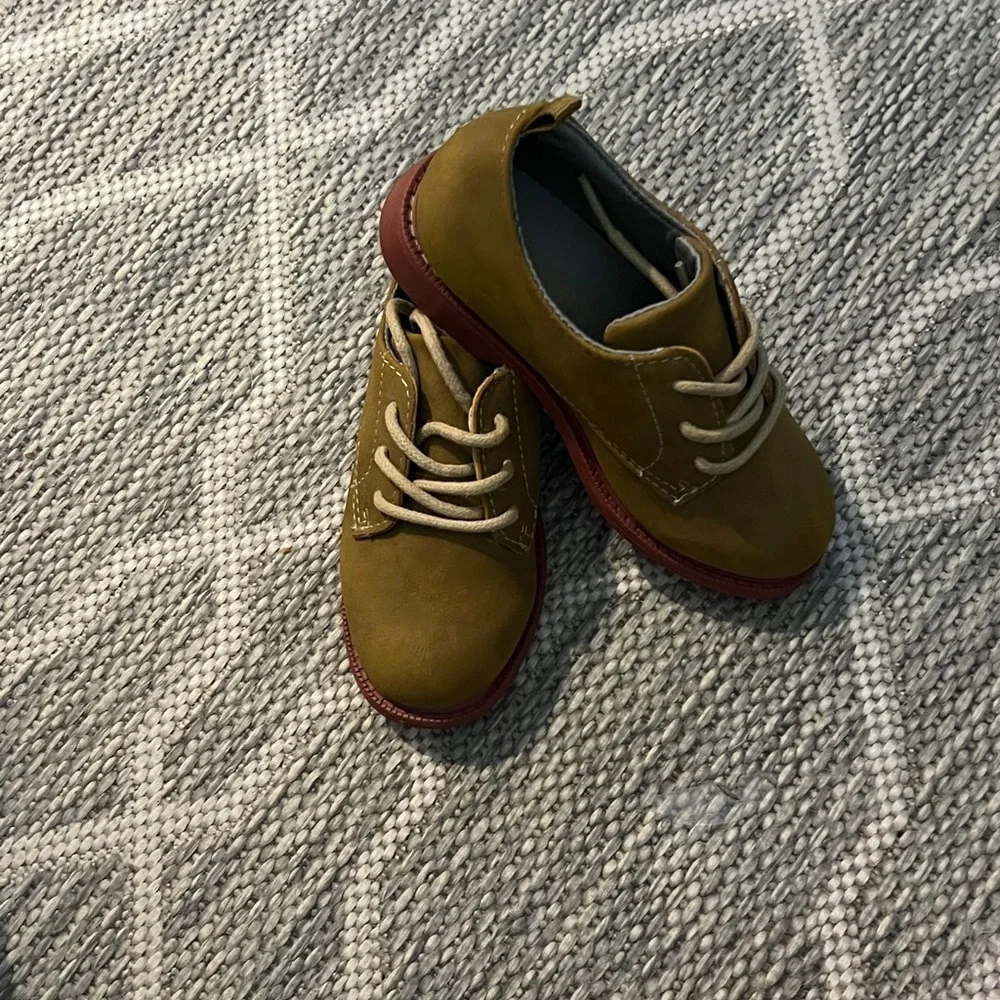 Carter's Olive Green Kids Dress Shoes